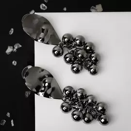 Серьги металл