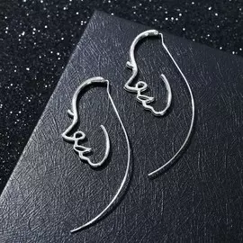 Серьги металл