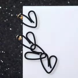 Серьги металл