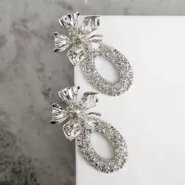 Серьги металл