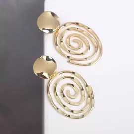 Серьги металл