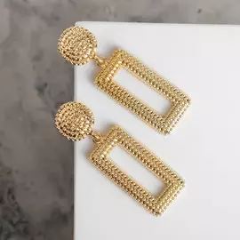 Серьги металл