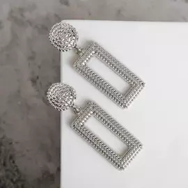 Серьги металл