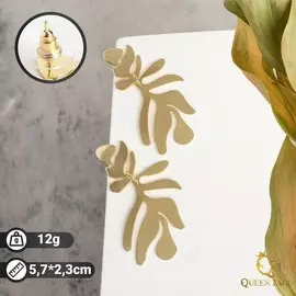 Серьги металл