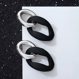 Серьги металл