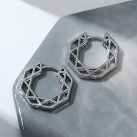 Серьги металл