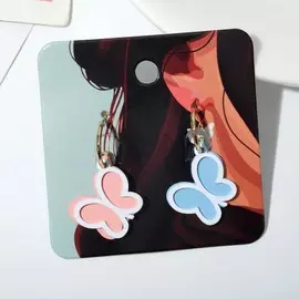 Серьги металл