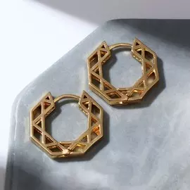 Серьги металл