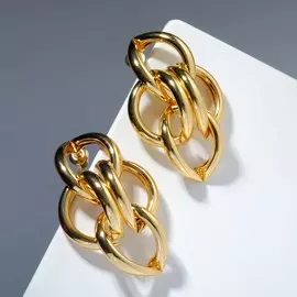 Серьги металл