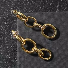 Серьги металл