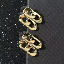Серьги металл