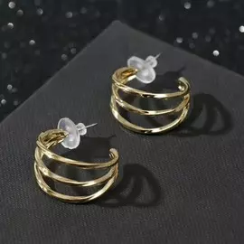 Серьги металл