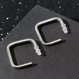 Серьги металл