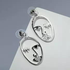 Серьги металл