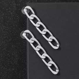 Серьги металл