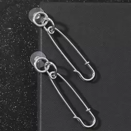 Серьги металл