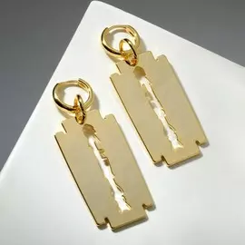 Серьги металл