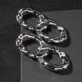 Серьги металл