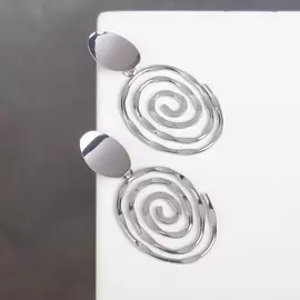 Серьги металл