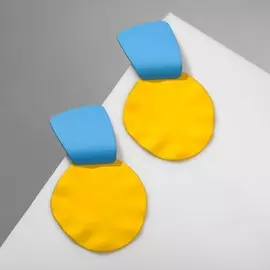 Серьги металл