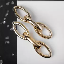 Серьги металл