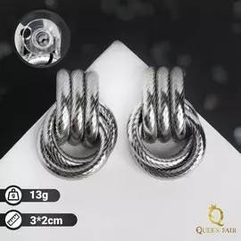 Серьги металл