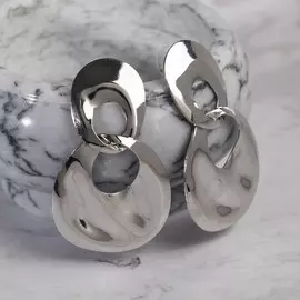 Серьги металл