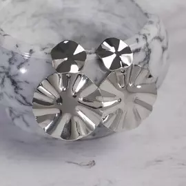 Серьги металл