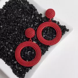 Серьги металл