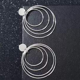 Серьги металл