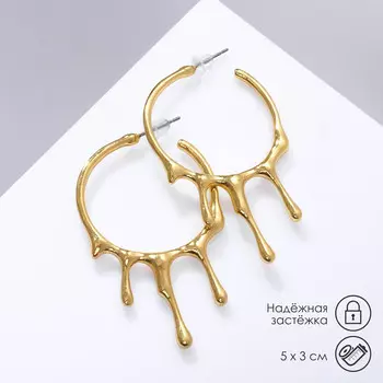 Серьги металл