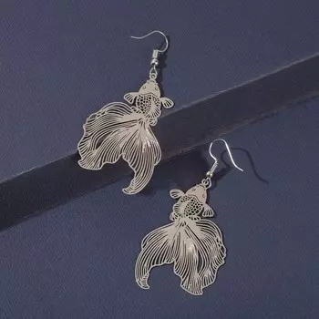 Серьги металл