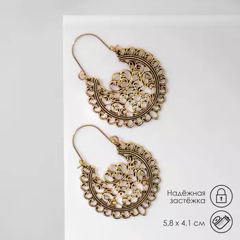 Серьги металл