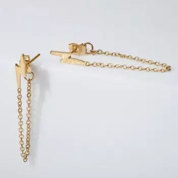 Серьги металл