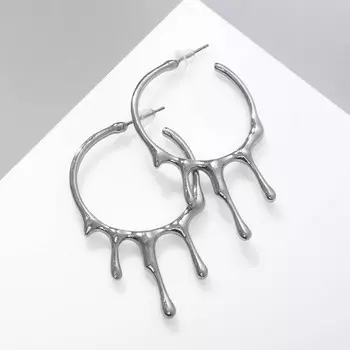 Серьги металл