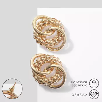 Серьги металл