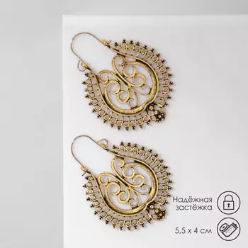 Серьги металл