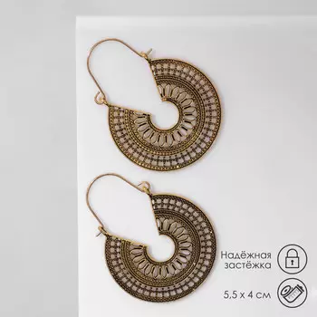 Серьги металл