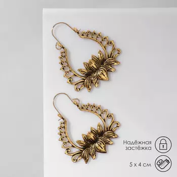 Серьги металл