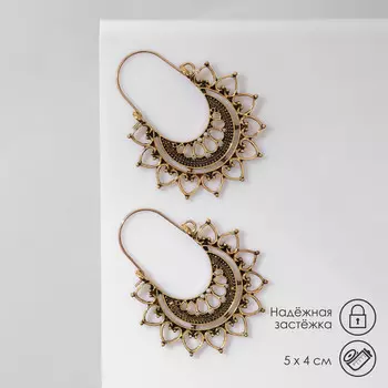 Серьги металл