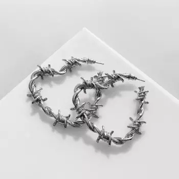 Серьги металл