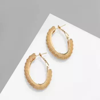 Серьги металл