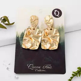 Серьги металл