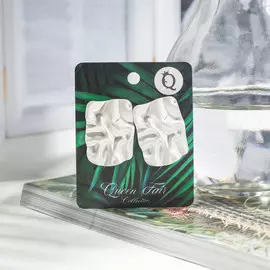 Серьги металл