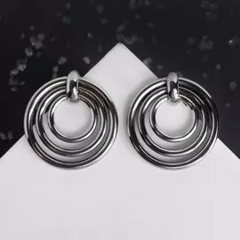 Серьги металл