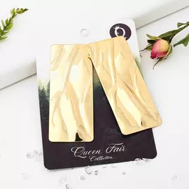 Серьги металл