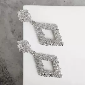 Серьги металл