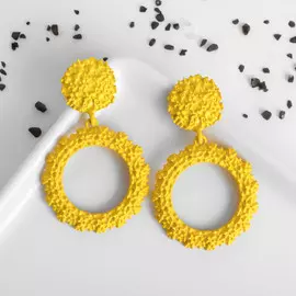 Серьги металл