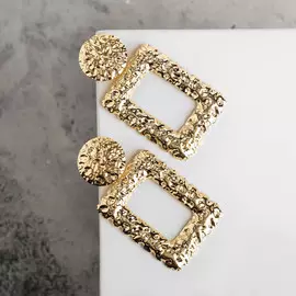 Серьги металл