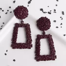 Серьги металл